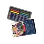 Crayon de couleur aquarellable Watercolour Collection Boîte métal 12 pcs
