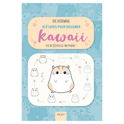 Livre 10 étapes pour dessiner Kawaii